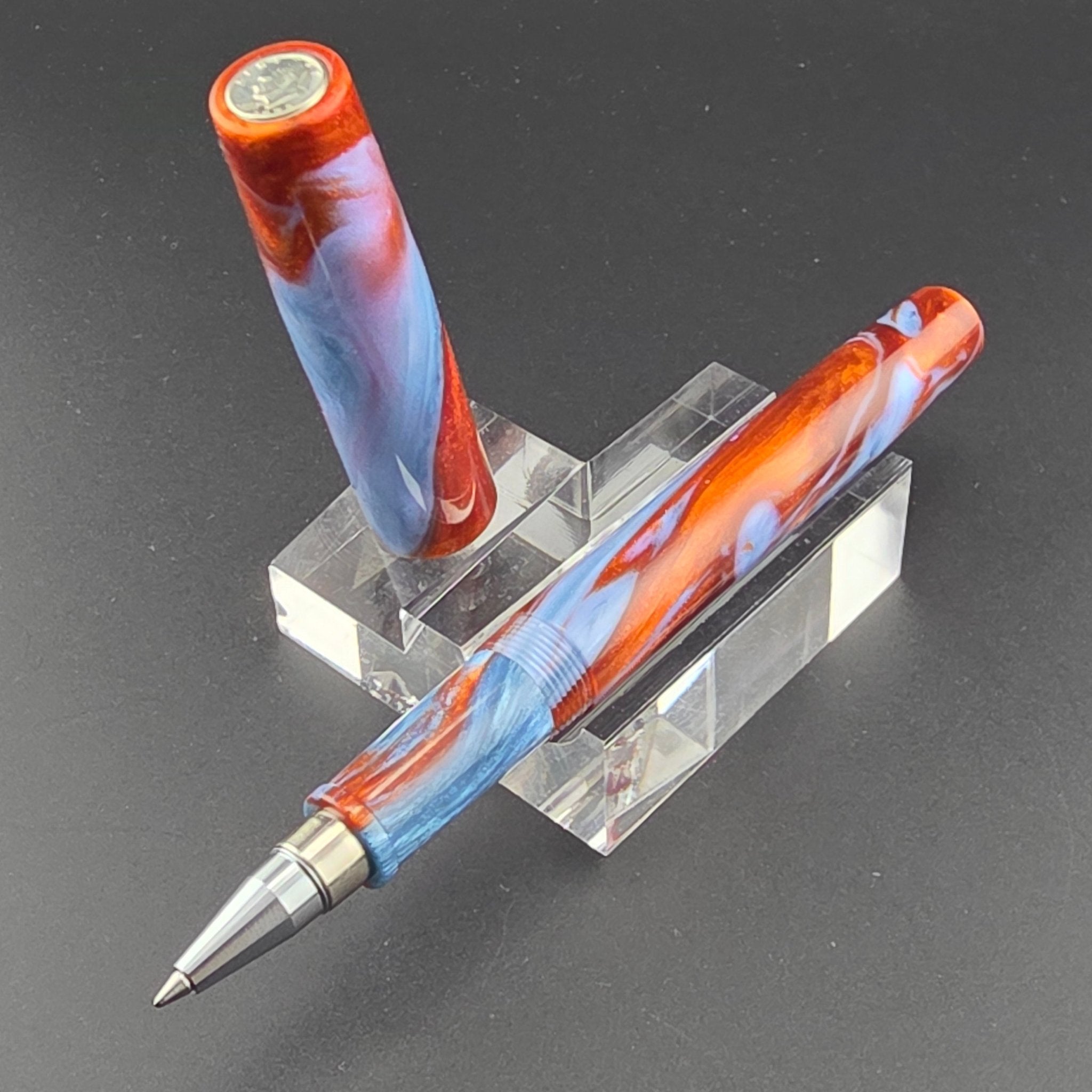 "Ten Wisps" - IKE Fountain Pen - DaveDollarCustomPens