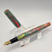 "Tye Dye" - Fude Freedom fountain pen - DaveDollarCustomPens
