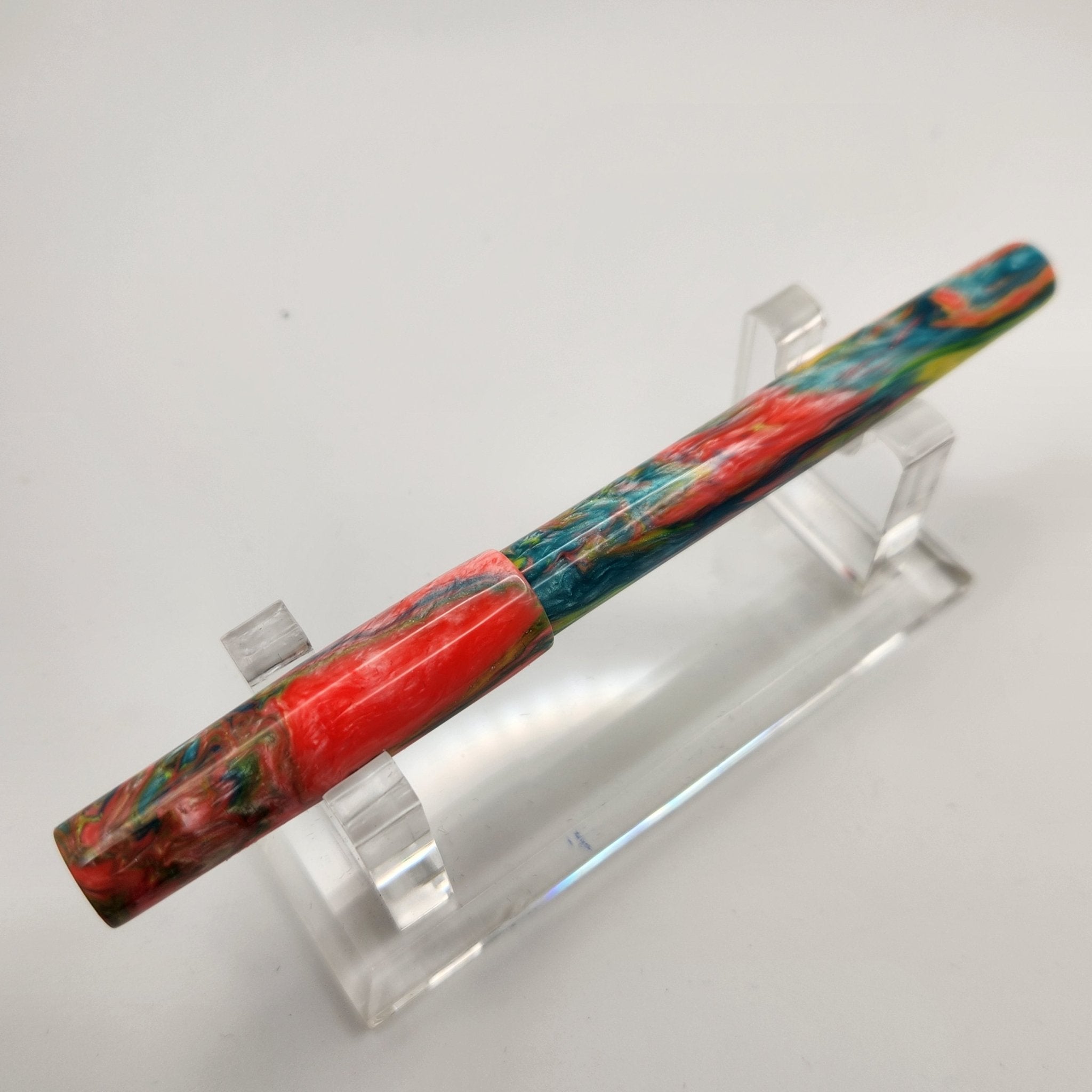 "Tye Dye" - Mercury Convertible Fountain Pen / Rollerball - DaveDollarCustomPens