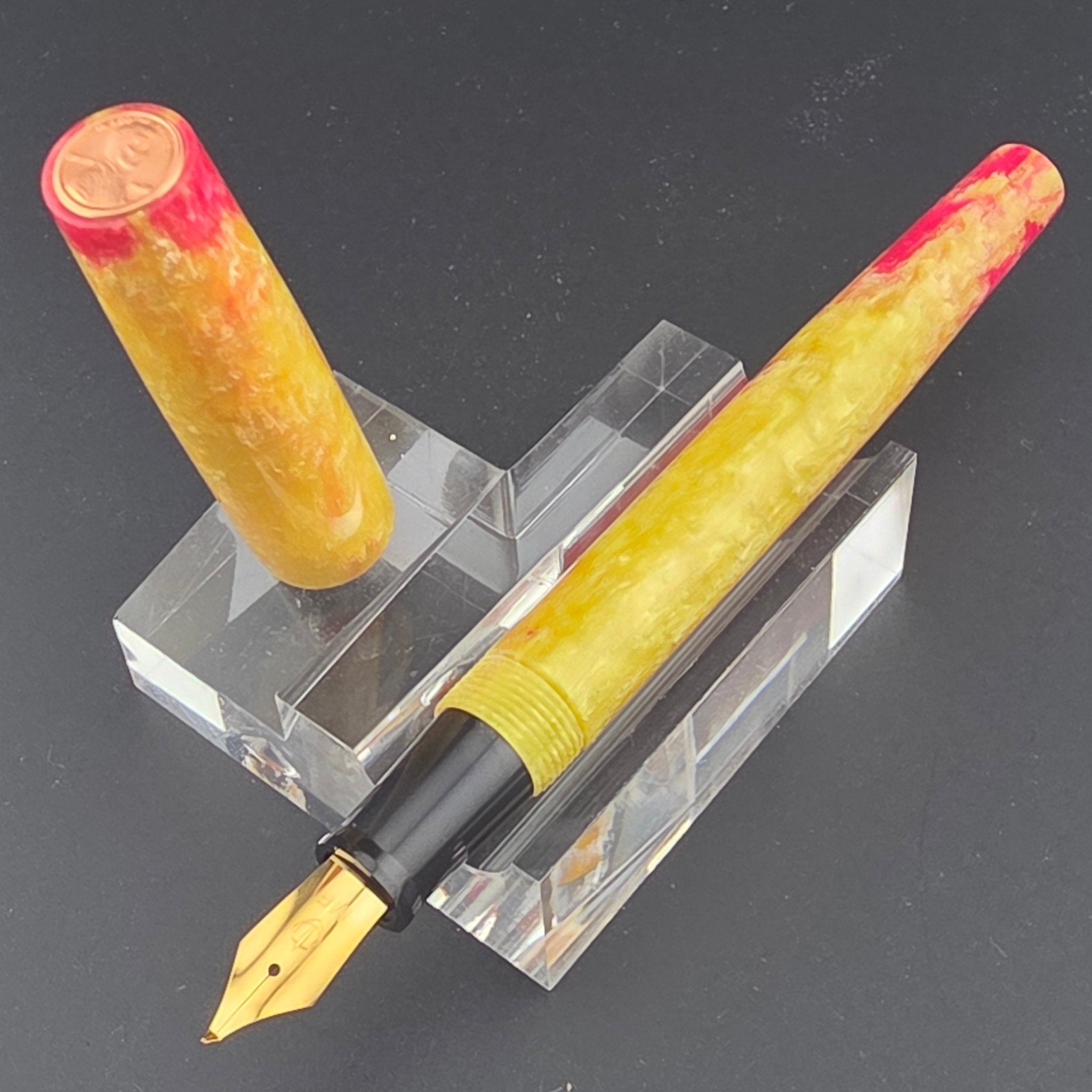 "Vandy Ruby" - Fude Freedom fountain pen - DaveDollarCustomPens