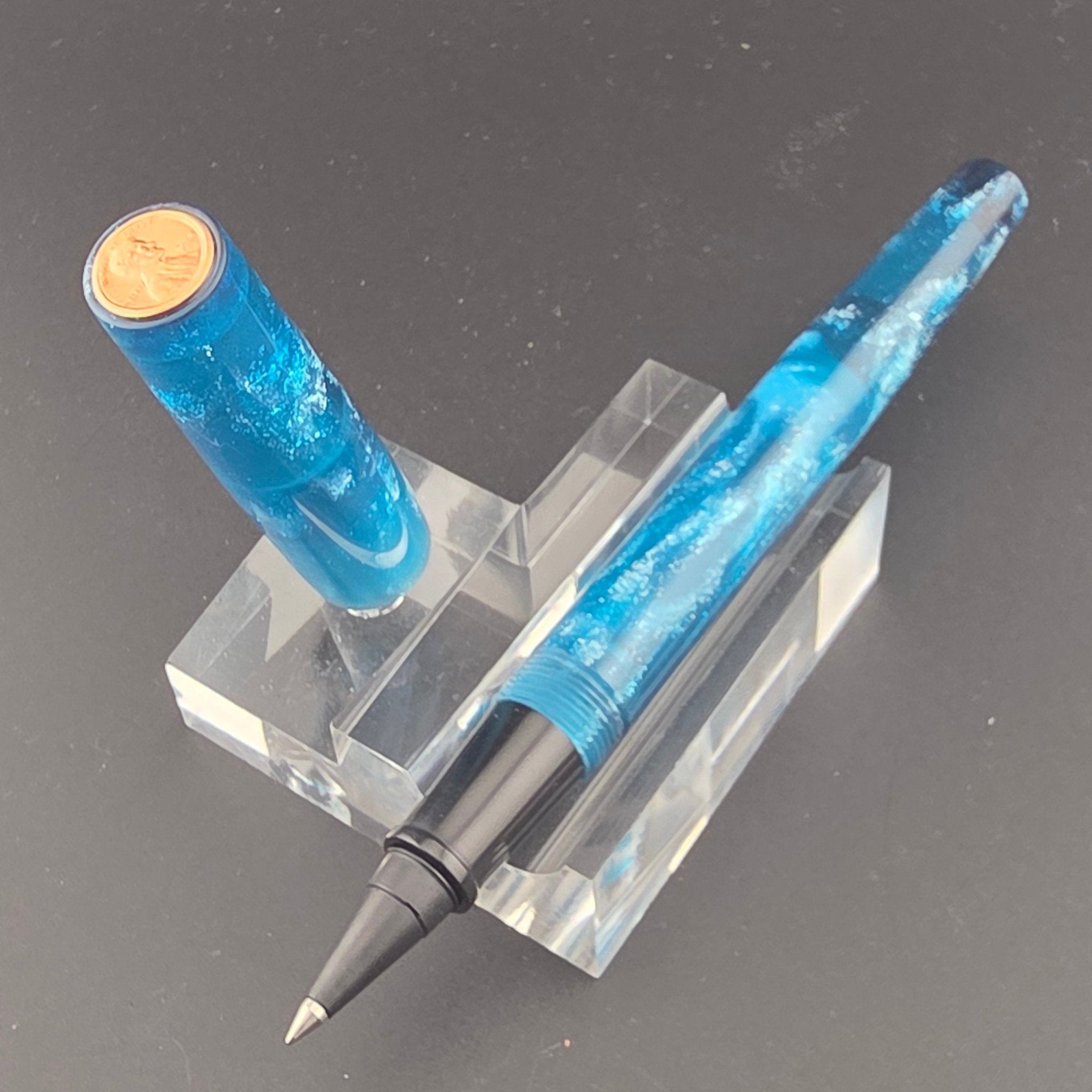 "Wahoo" - Fude Freedom fountain pen - DaveDollarCustomPens