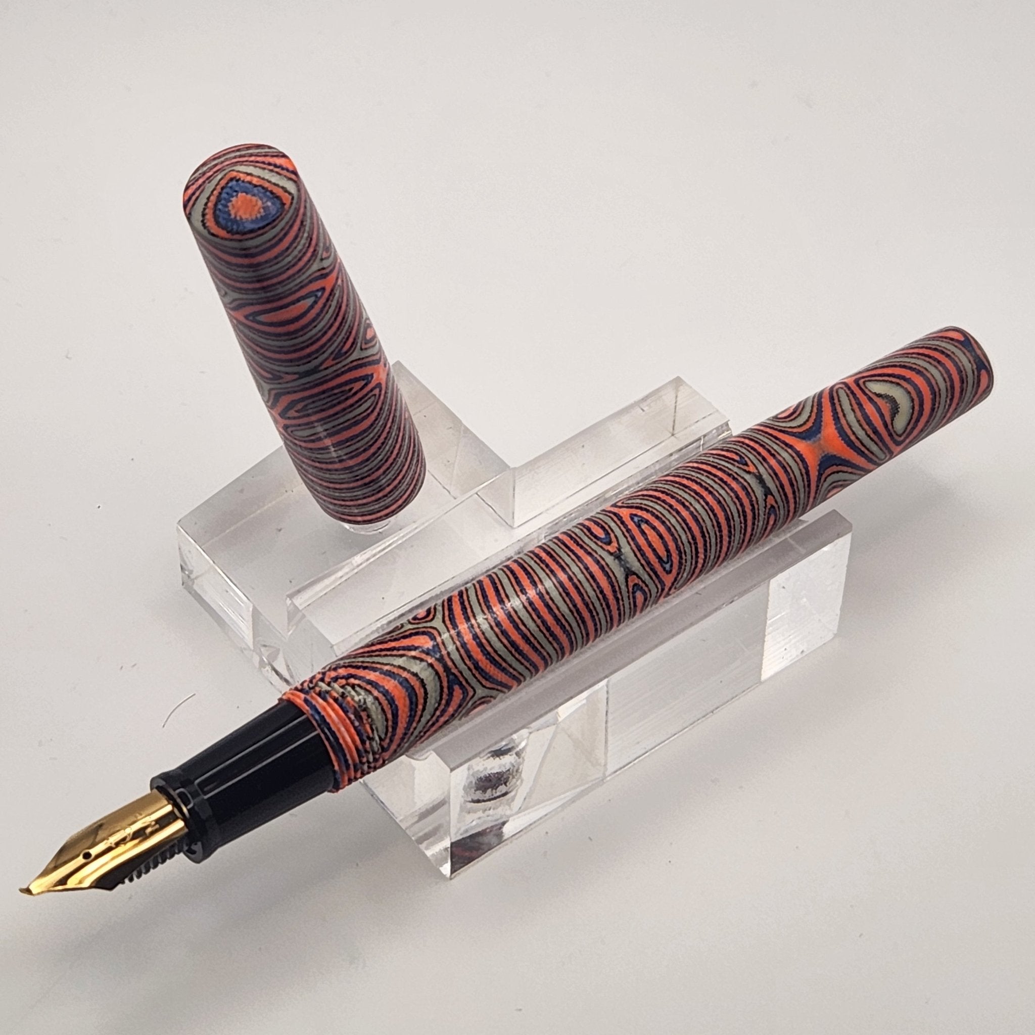 "Wild Tiger" - Fude Freedom fountain pen - DaveDollarCustomPens