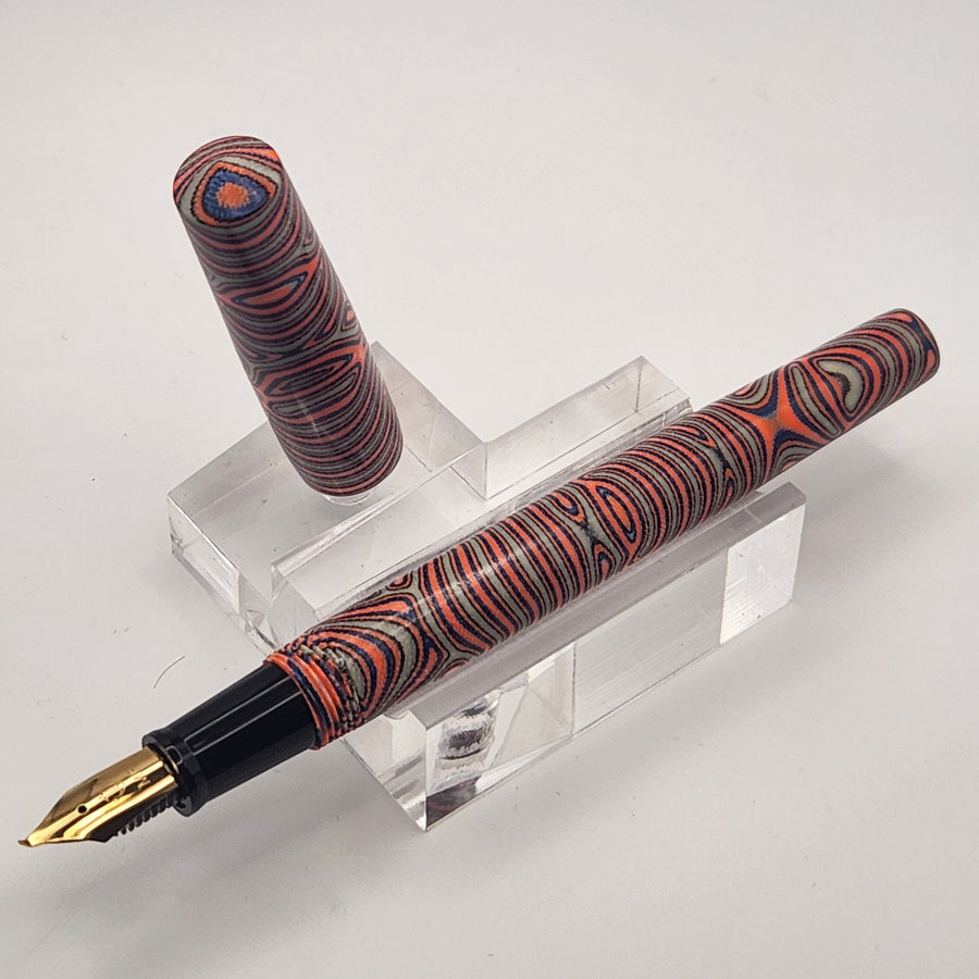 "Wild Tiger" - Fude Freedom fountain pen - DaveDollarCustomPens