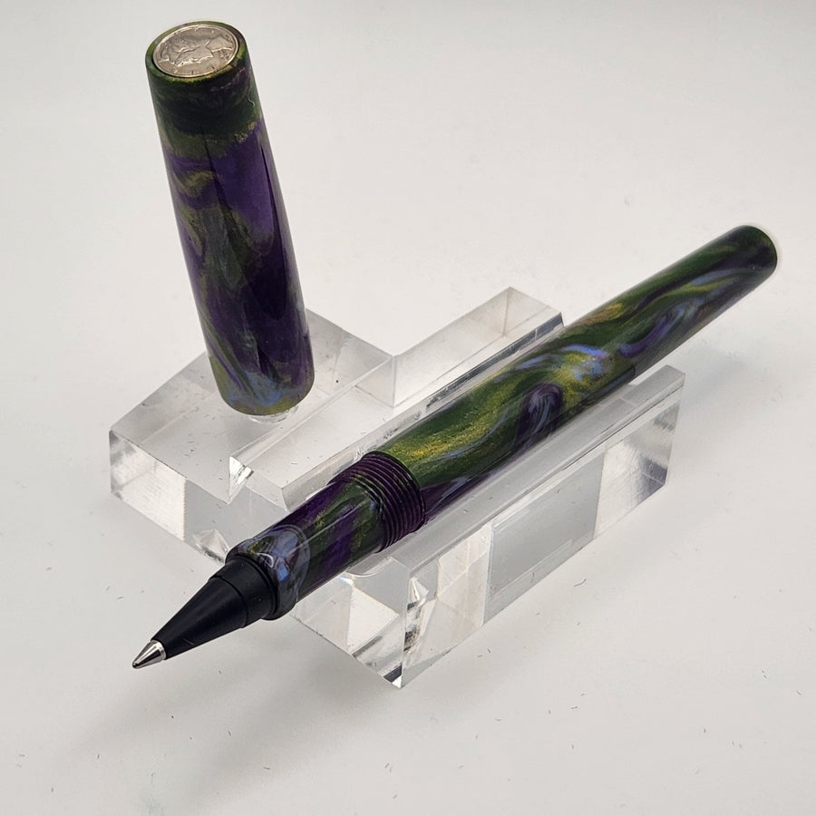 "Wisteria Walk" - Mercury Convertible Fountain Pen / Rollerball - DaveDollarCustomPens