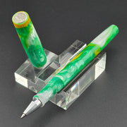 "Wolf's Peridot" Mercury Convertible Fountain Pen / Rollerball - DaveDollarCustomPens