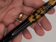 Liberty Fountain Pen - Honey Noir Cellulose Acetate and Ebonite