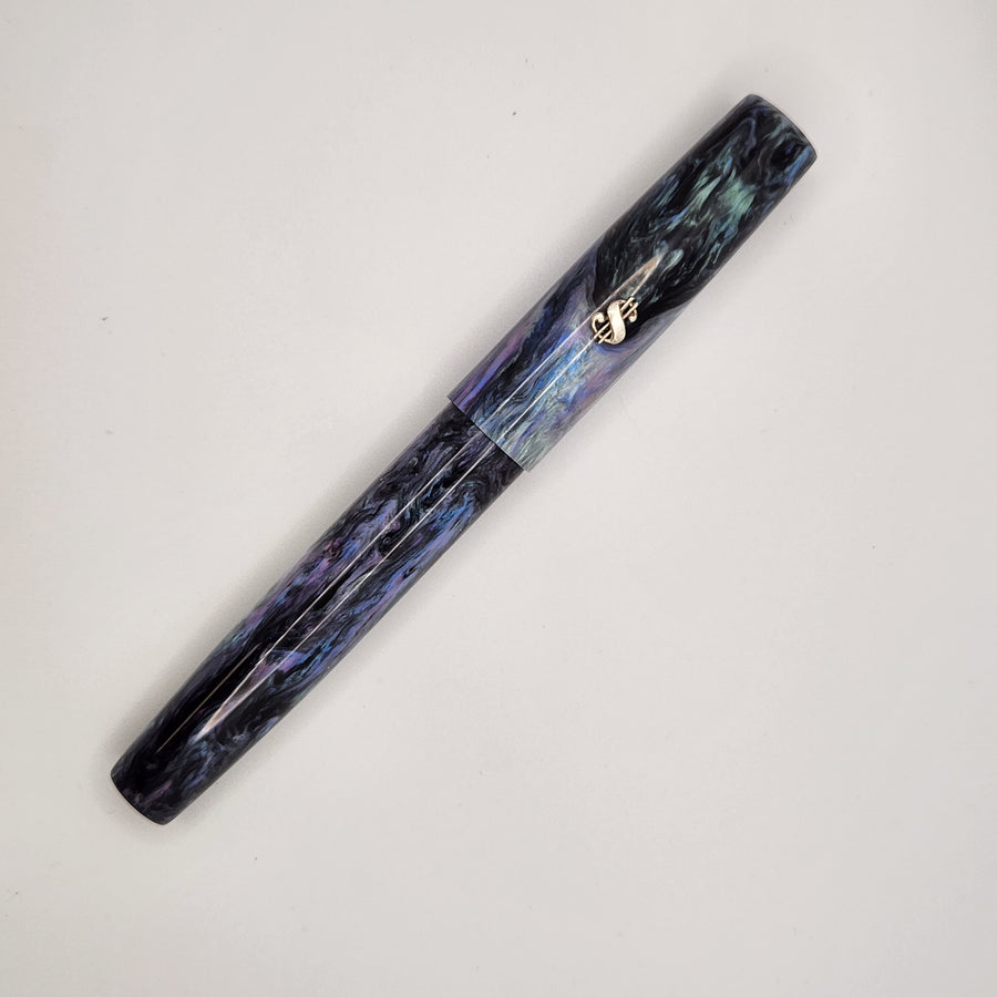 Liberty Fountain Pen - Rainbow Obsidian